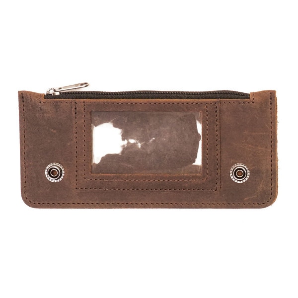 BIWI.Matte Brown.7.ID Window.01.jpg Biker Wallet Interiors Image